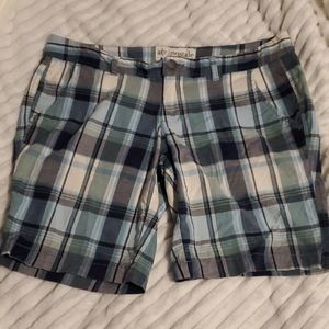 Aeropostale Plaid Bermuda Shorts
